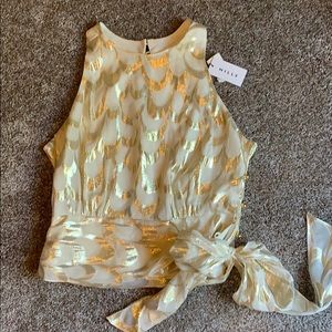 Milly dressy silk top size 4
